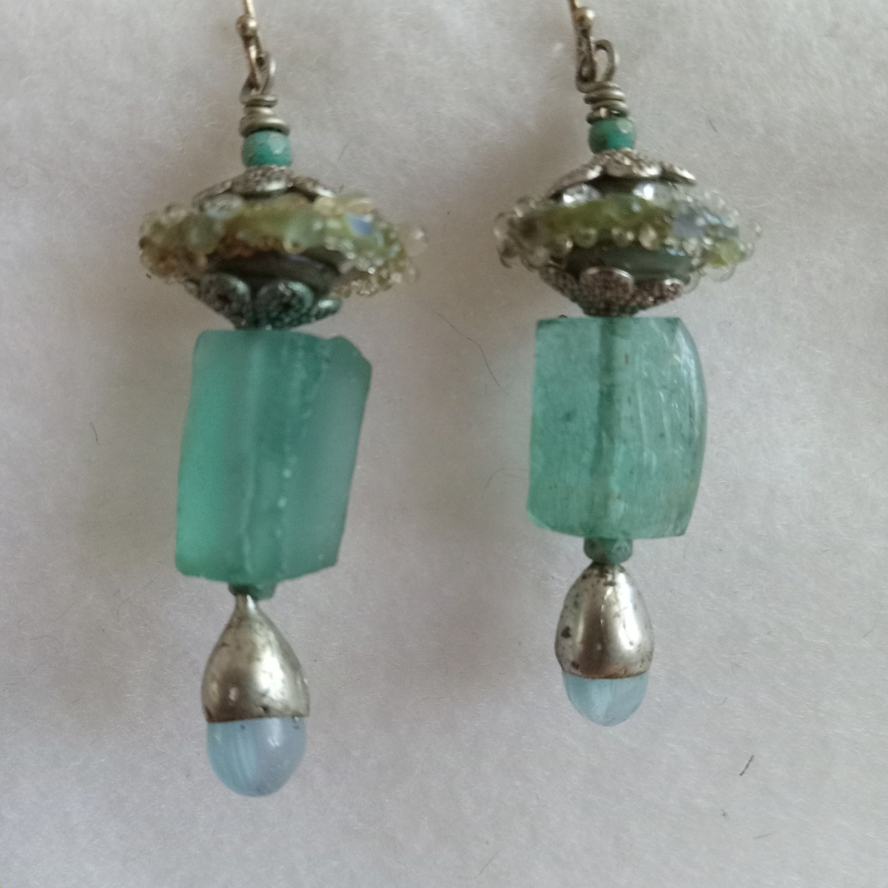 Roman Glass Earrings